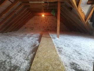 Kontaktbau - Fújható szigetelés - tetőtér szigetelés