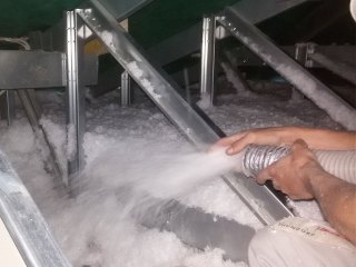 Kontaktbau - Fújható szigetelés - tetőtér szigetelés