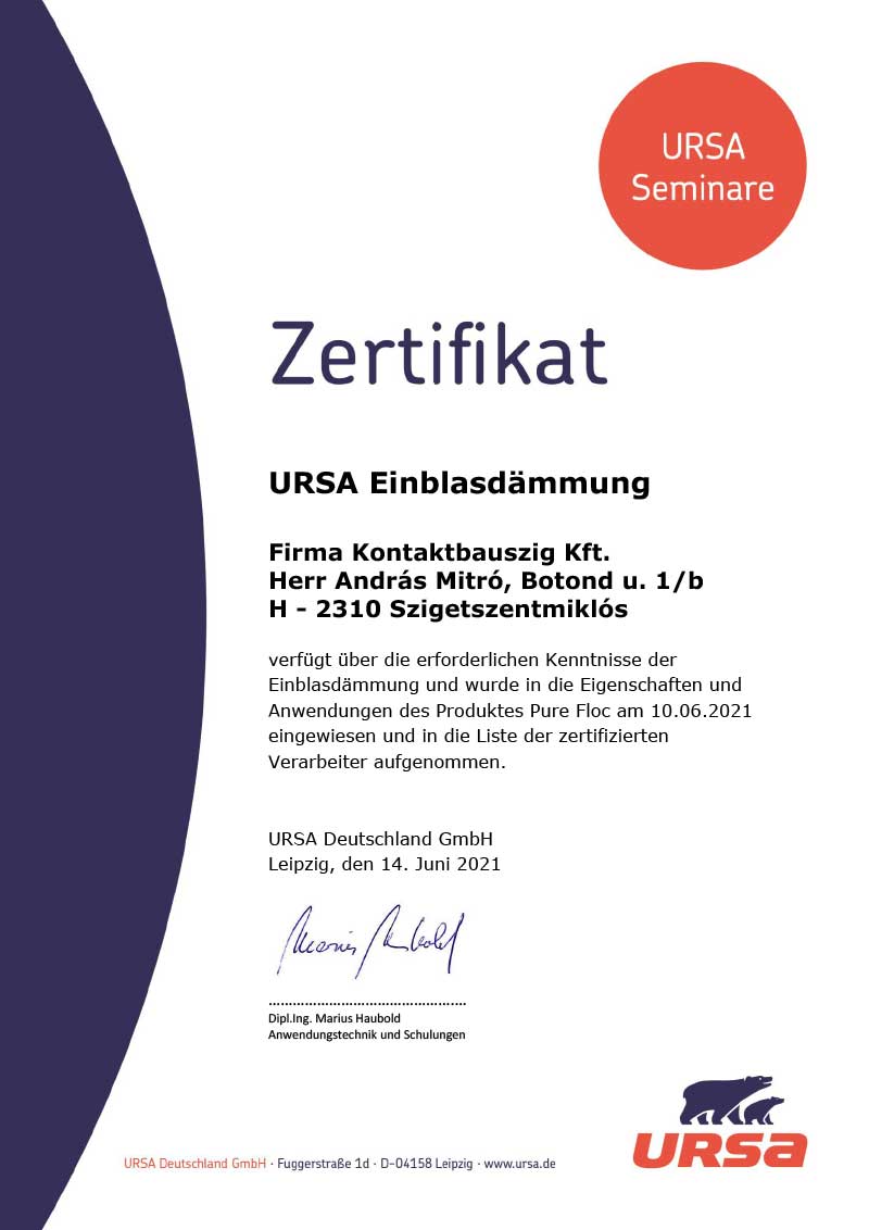 ursa certification